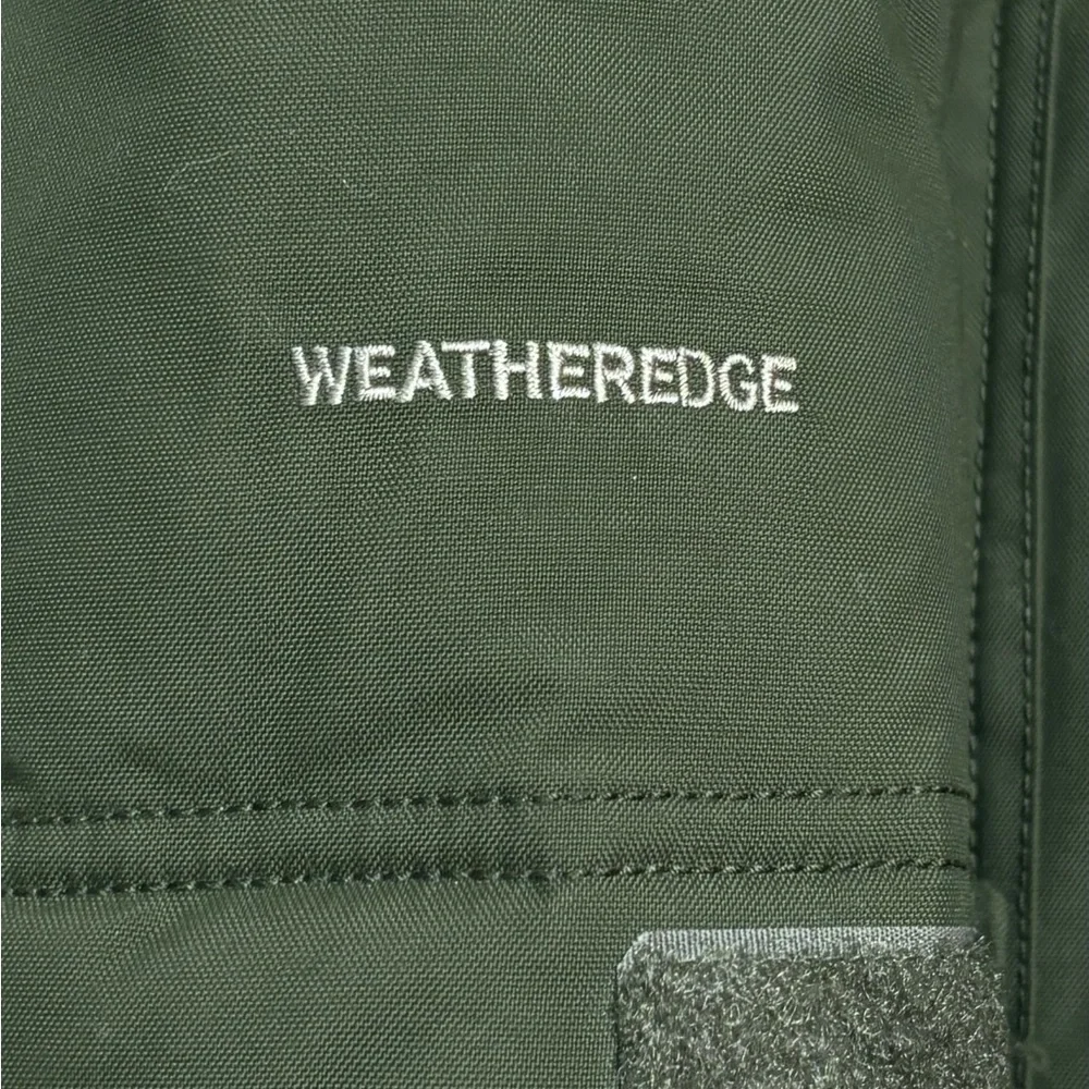 Eddie Bauer Men’s Superior Down Parka Jacket Large Army Green w Faux Fur Trim - Picture 15 of 17